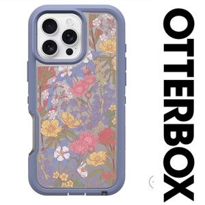 Otterbox | Floral Purple Defender Series XT Clear Case | iPhone Pro 16 Max